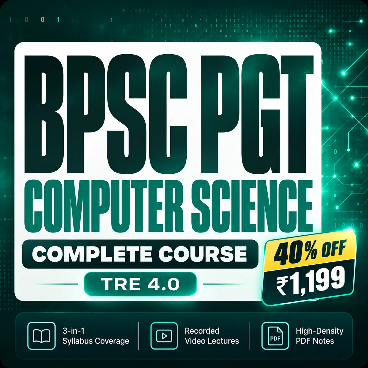 BPSC PGT CS course artwork